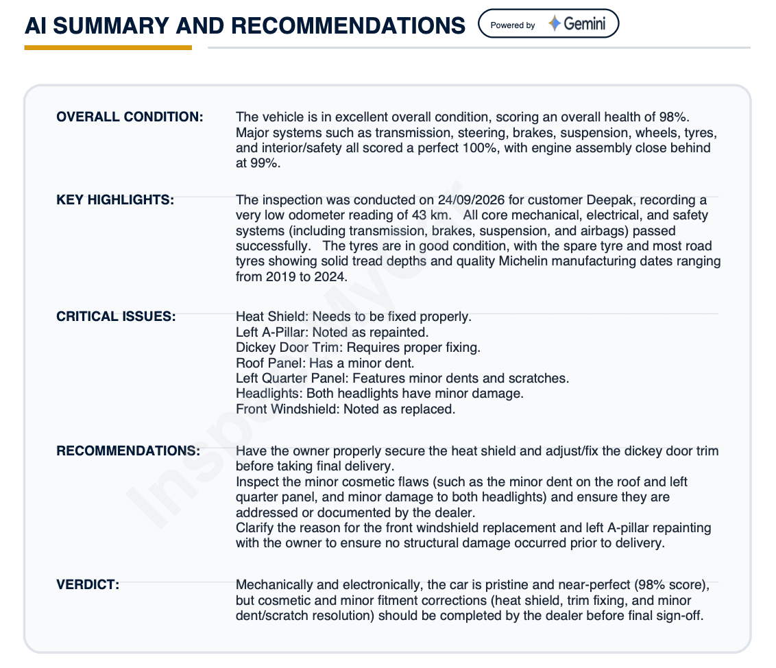 AI Summary & Recommendations