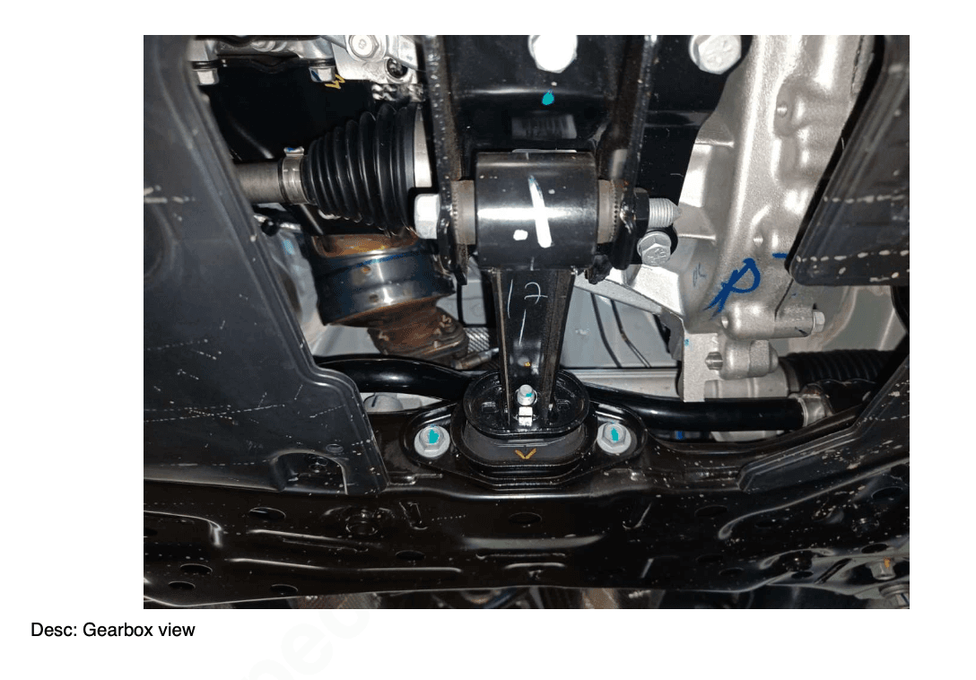Gearbox / Underbody View